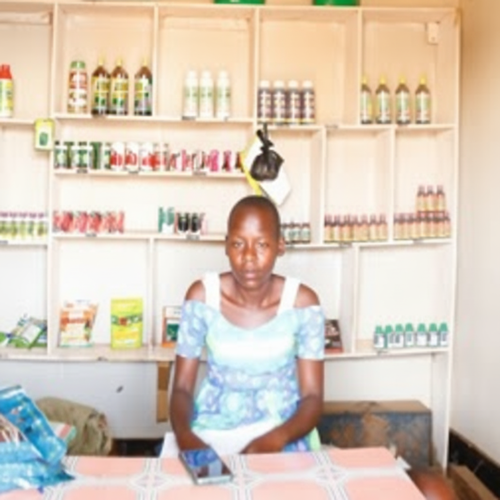 Agwati Harriet, CEO of Dungo Agro Inputs Dealers.